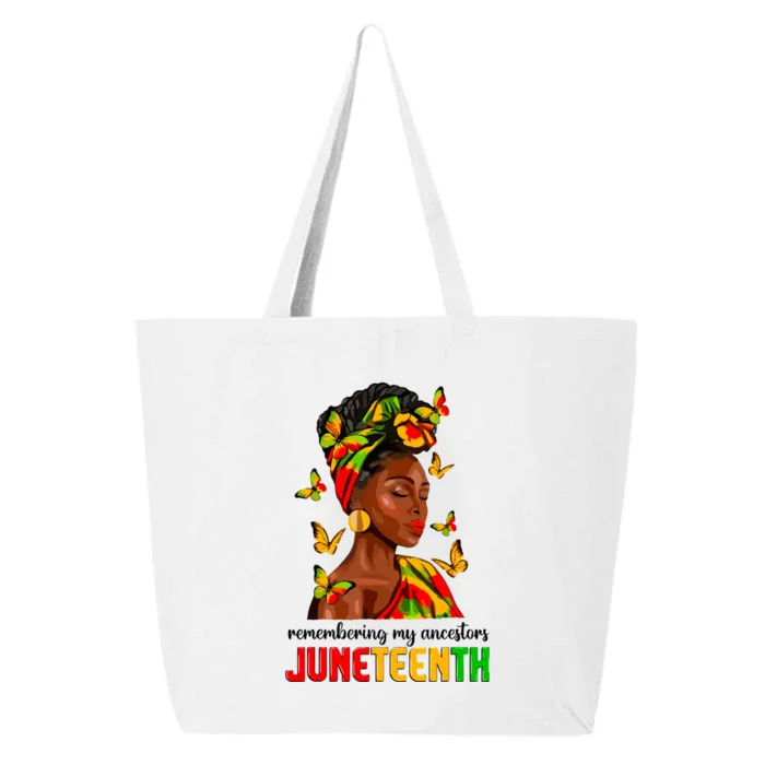 Remembering My Ancestors Juneteenth Celebrate Black Women 25L Jumbo Tote