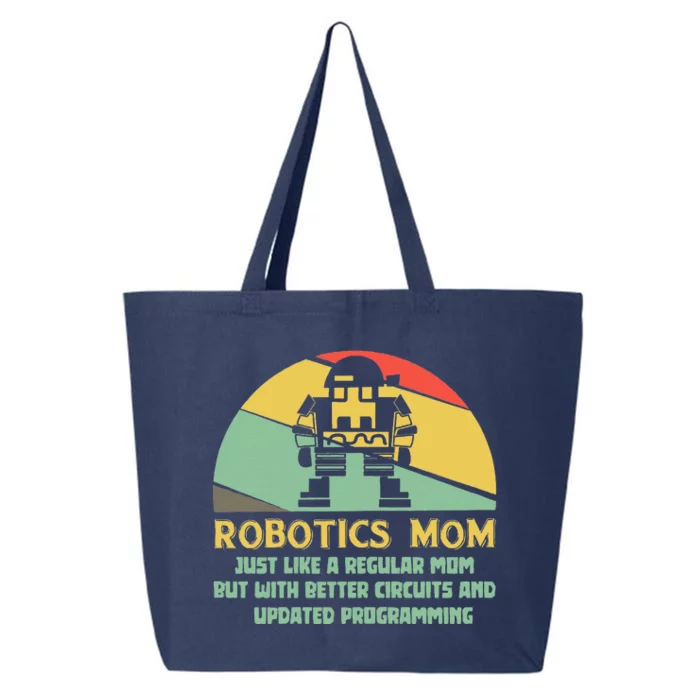 Robotics Mom Ai Robot Engineering Engineer MotherS Day Gift 25L Jumbo Tote