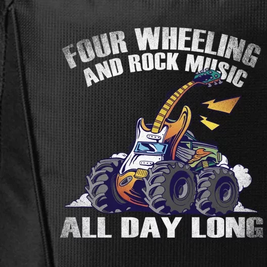 Rock Music And Four Wheeling Fan Gift City Backpack