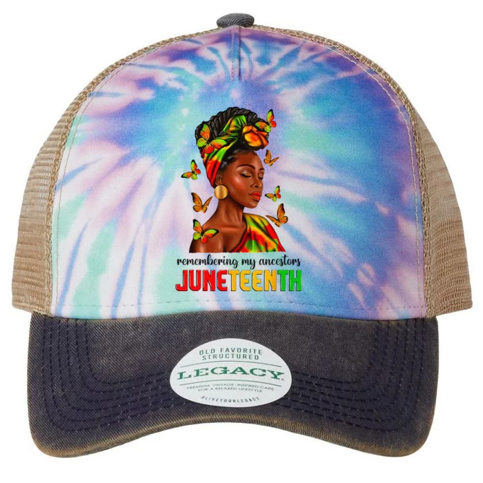 Remembering My Ancestors Juneteenth Celebrate Black Women Legacy Tie Dye Trucker Hat