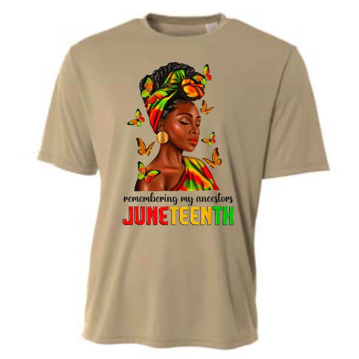 Remembering My Ancestors Juneteenth Celebrate Black Women Cooling Performance Crew T-Shirt