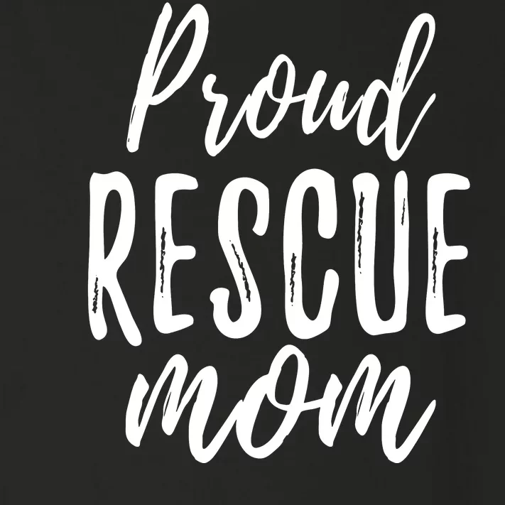 RESCUE MOM Animal Lovers Tee Shelter Dog Cat Love Toddler Long Sleeve Shirt