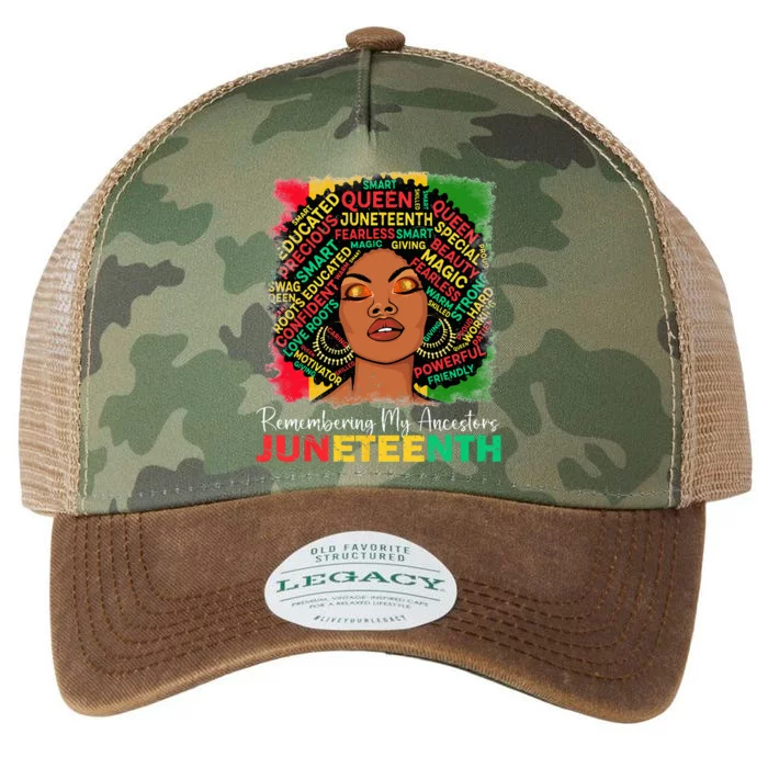 Remembering My Ancestors Juneteenth Celebrate Black Legacy Tie Dye Trucker Hat