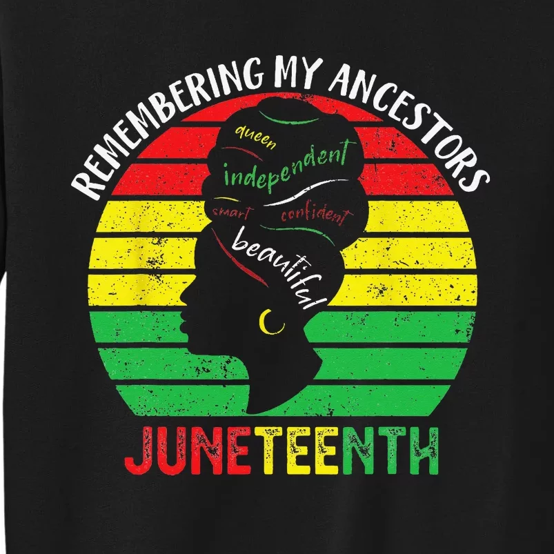 Remembering My Ancestors Celebrate Black Juneteenth Sweatshirt