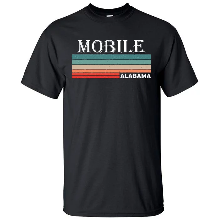 Retro Mobile Alabama Al Souvenir Gift Tall T-Shirt