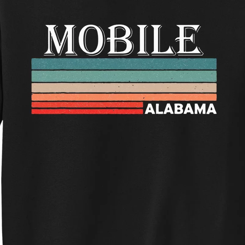 Retro Mobile Alabama Al Souvenir Gift Tall Sweatshirt