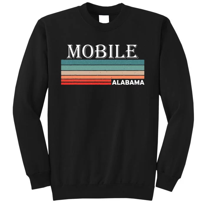 Retro Mobile Alabama Al Souvenir Gift Tall Sweatshirt