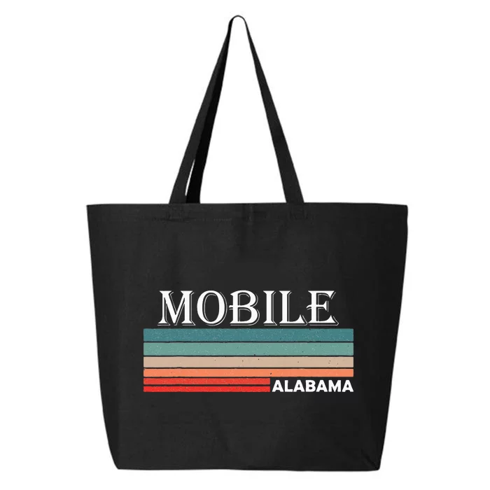 Retro Mobile Alabama Al Souvenir Gift 25L Jumbo Tote