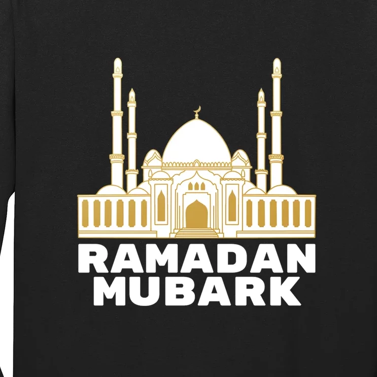 Ramadan Mubarak Arabic Muslims Gift Long Sleeve Shirt