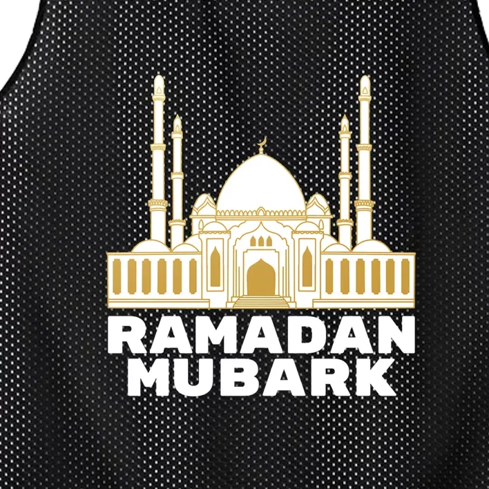 Ramadan Mubarak Arabic Muslims Gift Mesh Reversible Basketball Jersey Tank