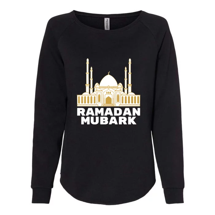 Ramadan Mubarak Arabic Muslims Gift Womens California Wash Sweatshirt