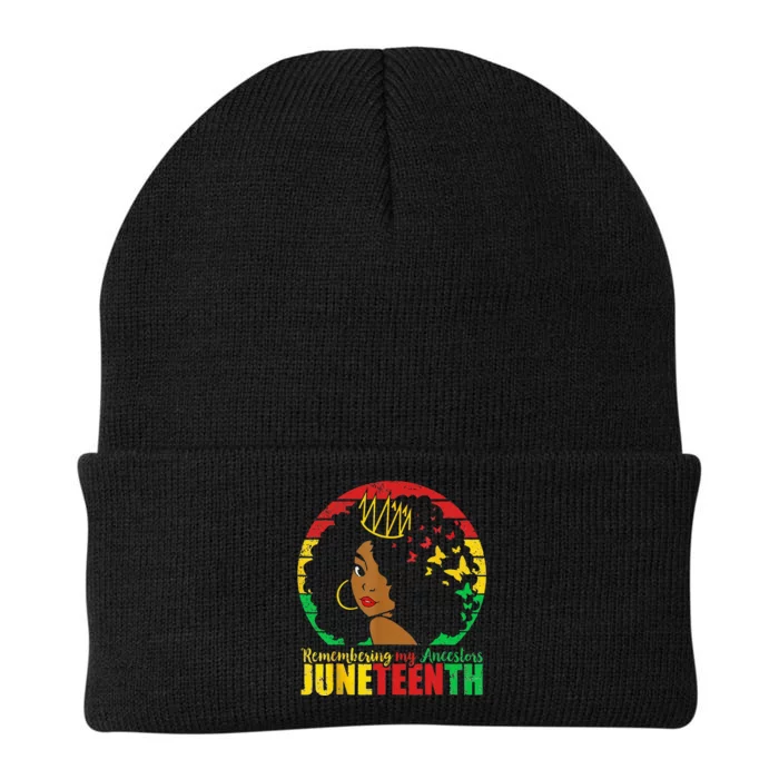 Remembering My Ancestors Juneteenth Black Freedom 1865 Knit Cap Winter Beanie