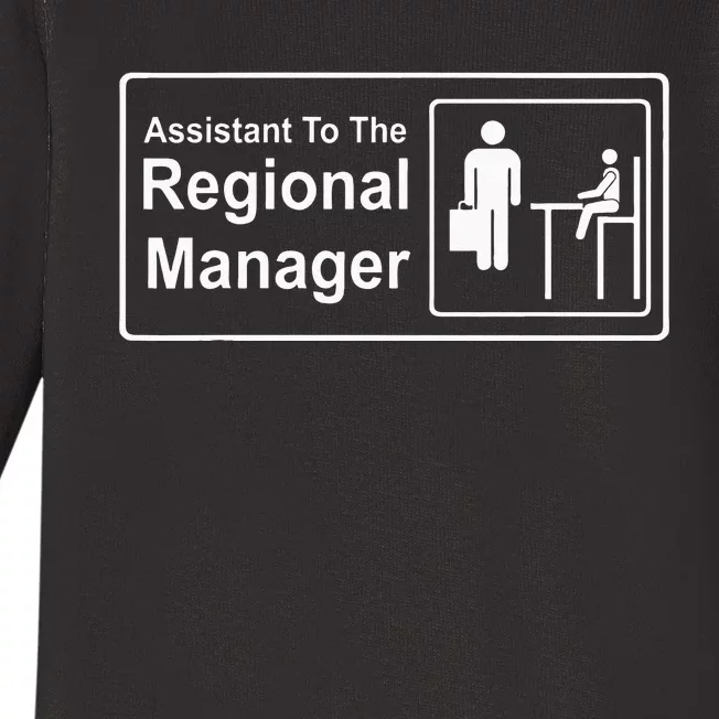 Regional Manager Assistant To The Regional Manager Matching Baby Long Sleeve Bodysuit