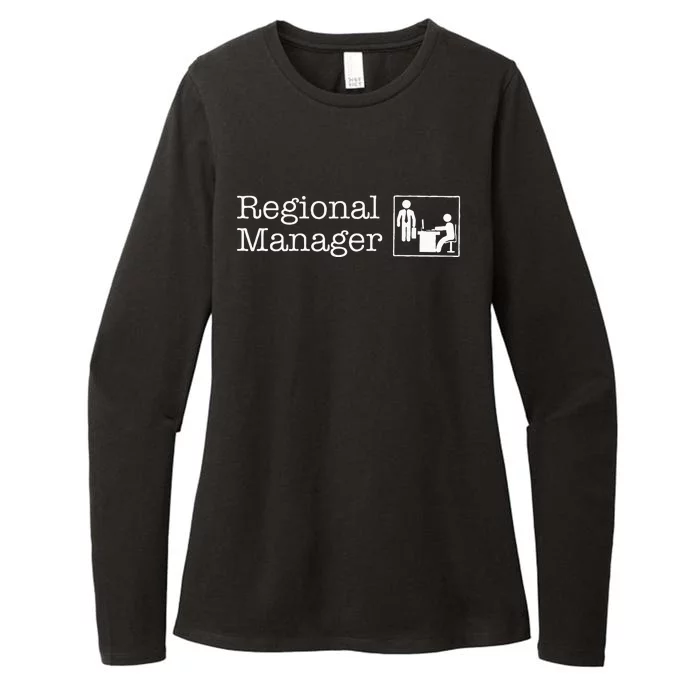 Regional Manager Assistant To The Regional Manager Matching Womens CVC Long Sleeve Shirt