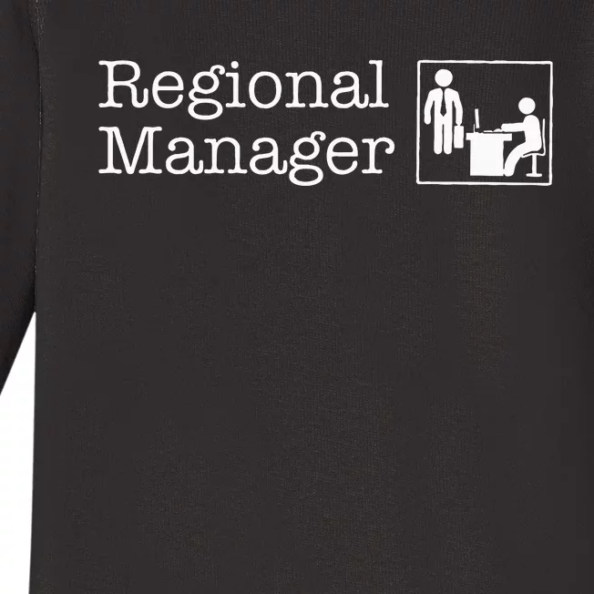 Regional Manager Assistant To The Regional Manager Matching Baby Long Sleeve Bodysuit