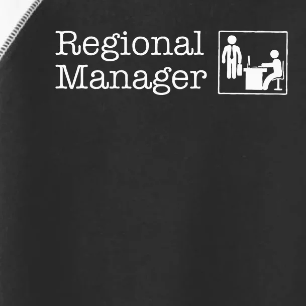 Regional Manager Assistant To The Regional Manager Matching Toddler Fine Jersey T-Shirt