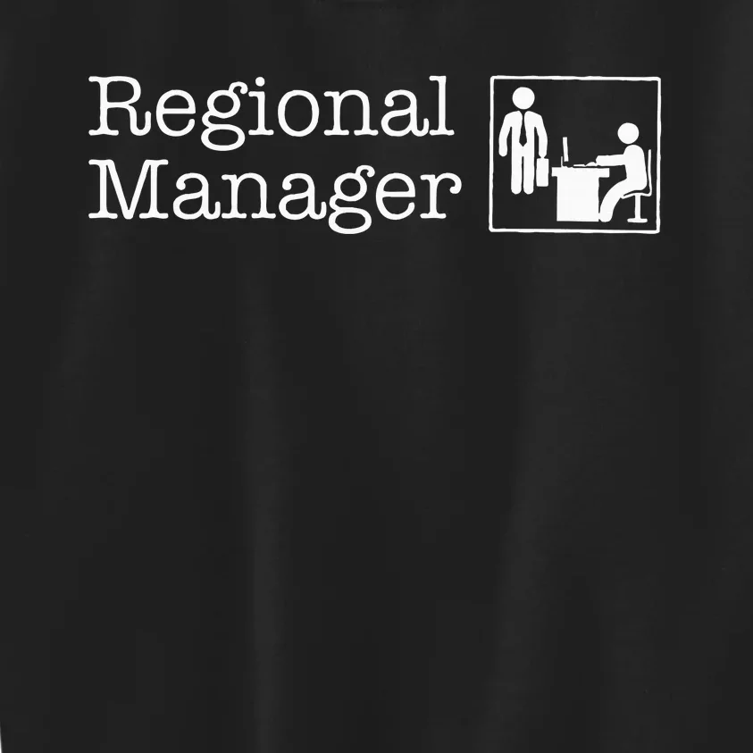 Regional Manager Assistant To The Regional Manager Matching Kids Sweatshirt