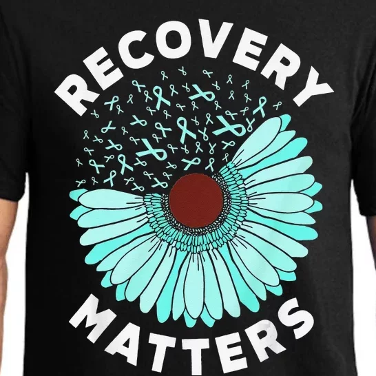 Recovery Matters Alcohol Drug Awareness Addiction Ribbon Pajama Set