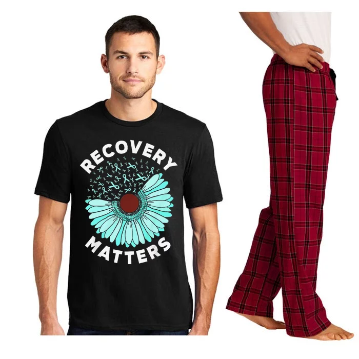 Recovery Matters Alcohol Drug Awareness Addiction Ribbon Pajama Set