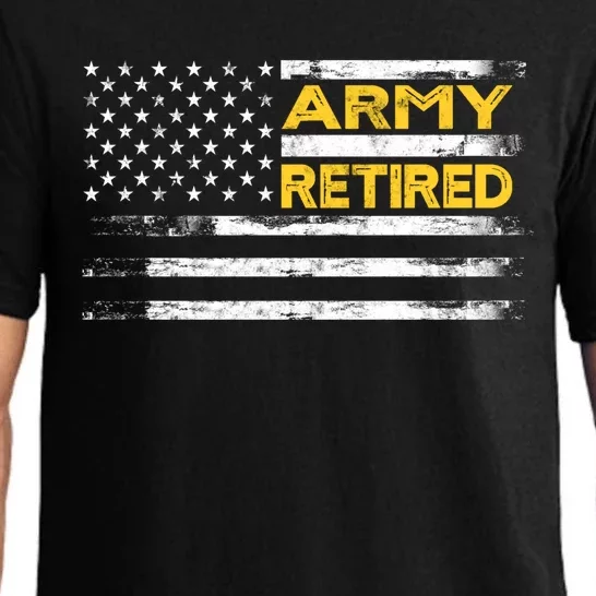 Retired Military Army 4th Of July Pajama Set