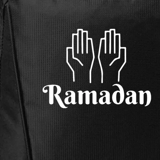 Ramadan Mubarak Arabic Hands Ramadan Gift City Backpack