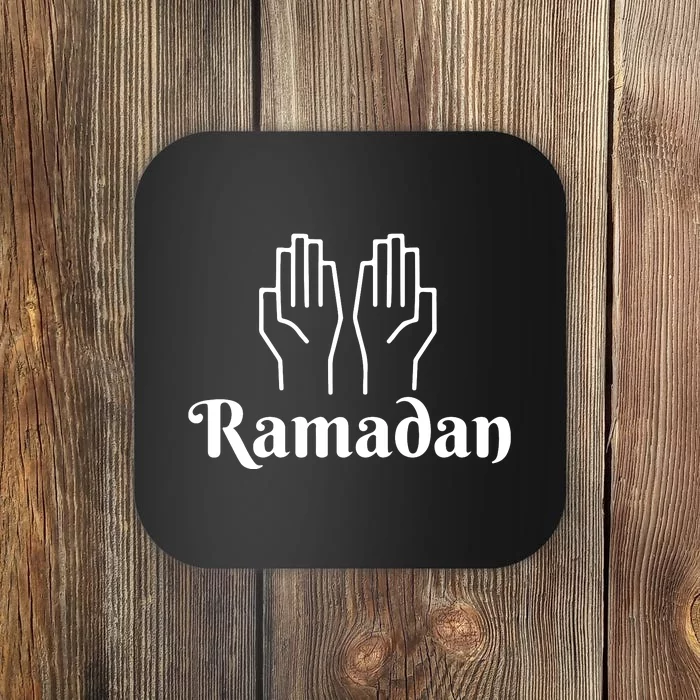 Ramadan Mubarak Arabic Hands Ramadan Gift Coaster