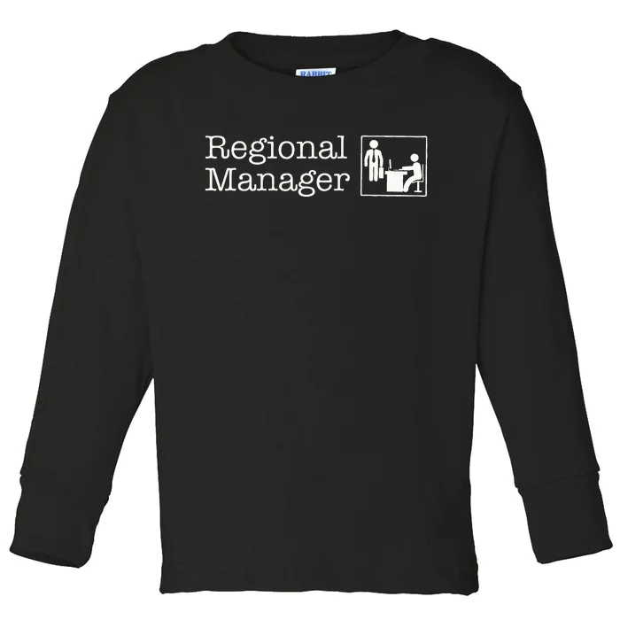 Regional Manager Assistant To The Regional Manager Matching Toddler Long Sleeve Shirt