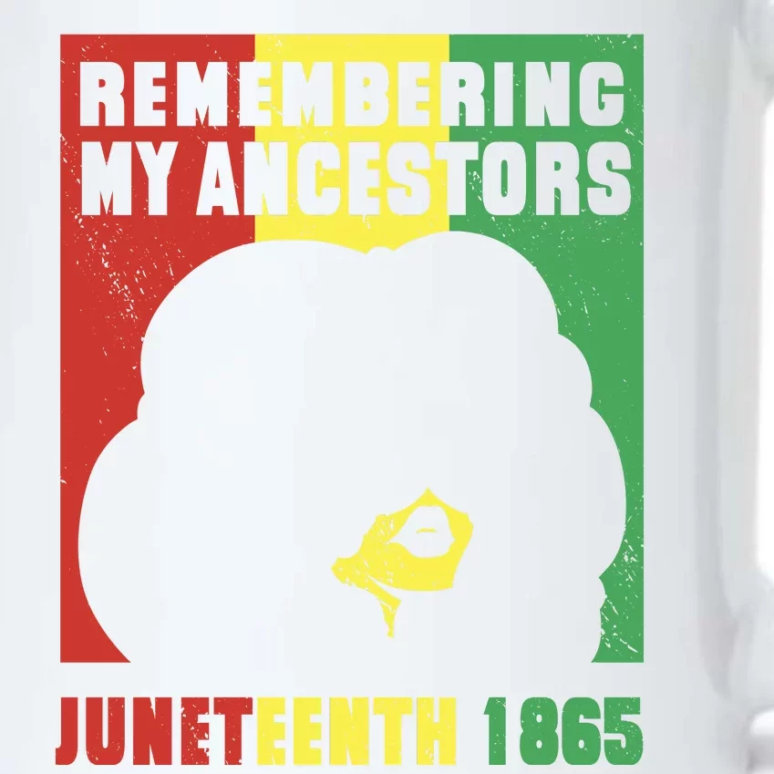 Remembering My Ancestors Juneteenth Black Freedom 1865 Black Color Changing Mug