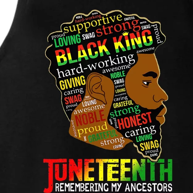 Remembering My Ancestors Juneteenth Ladies Tri-Blend Wicking Tank