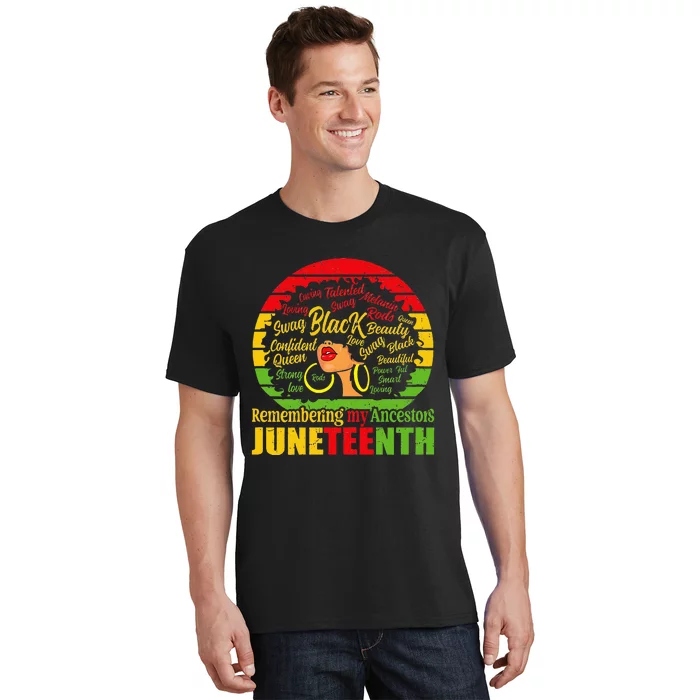 Remembering My Ancestors Juneteenth T-Shirt