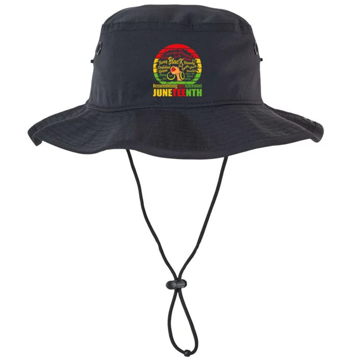 Remembering My Ancestors Juneteenth Legacy Cool Fit Booney Bucket Hat