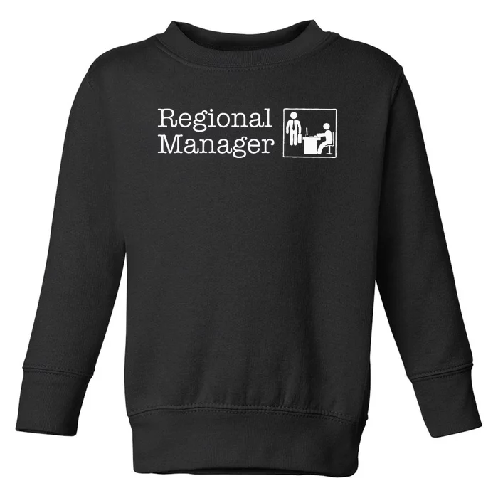 Regional Manager Assistant To The Regional Manager Matching Toddler Sweatshirt