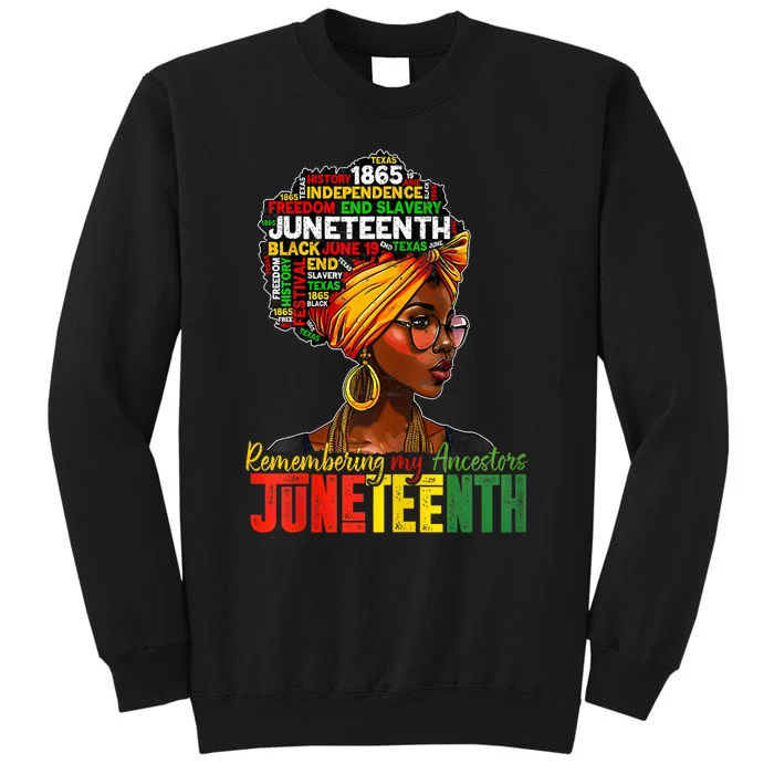 Remembering My Ancestors Juneteenth Sweatshirt