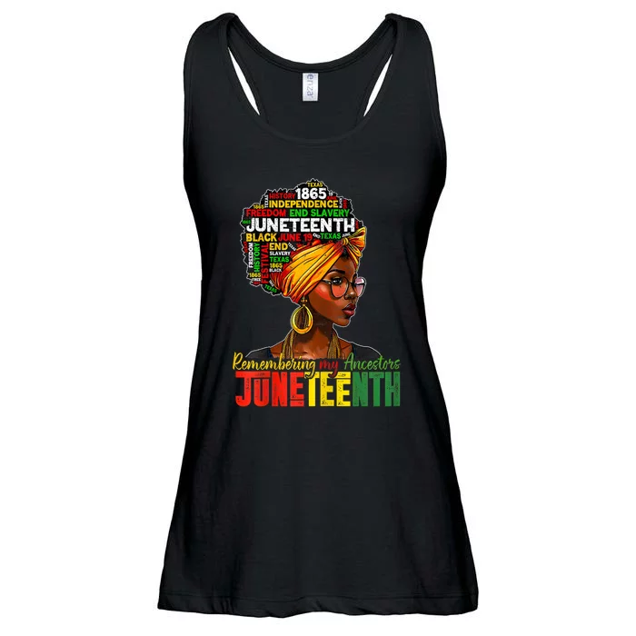 Remembering My Ancestors Juneteenth Ladies Essential Flowy Tank