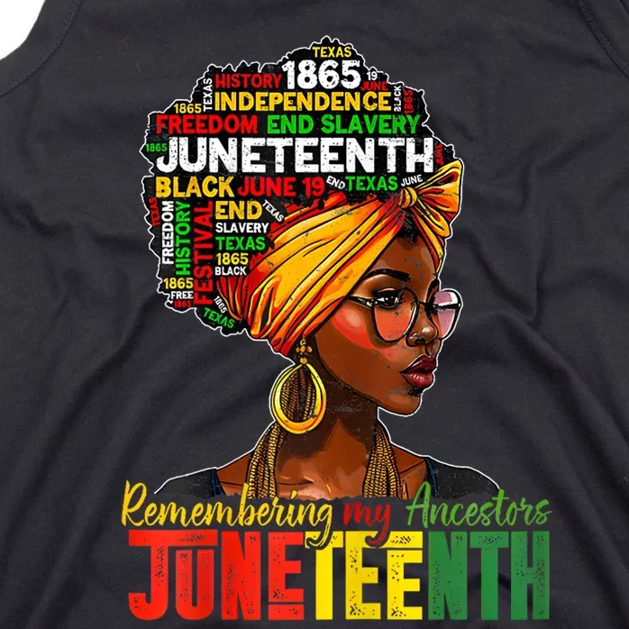 Remembering My Ancestors Juneteenth Tank Top