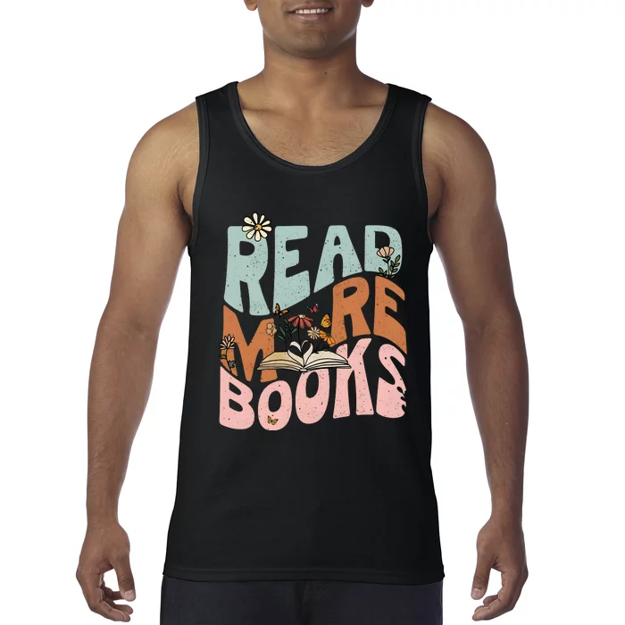 Read More Books Book Lover Bookworm Tank Top