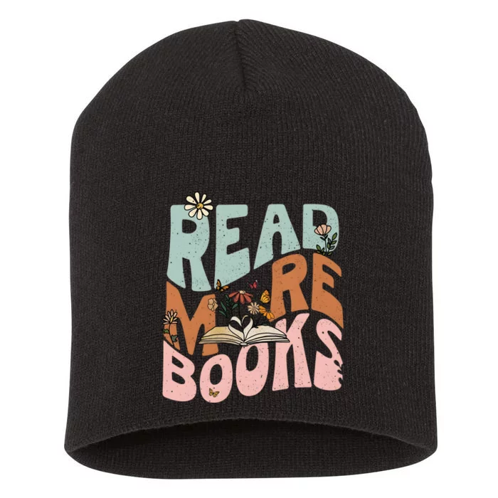 Read More Books Book Lover Bookworm Short Acrylic Beanie