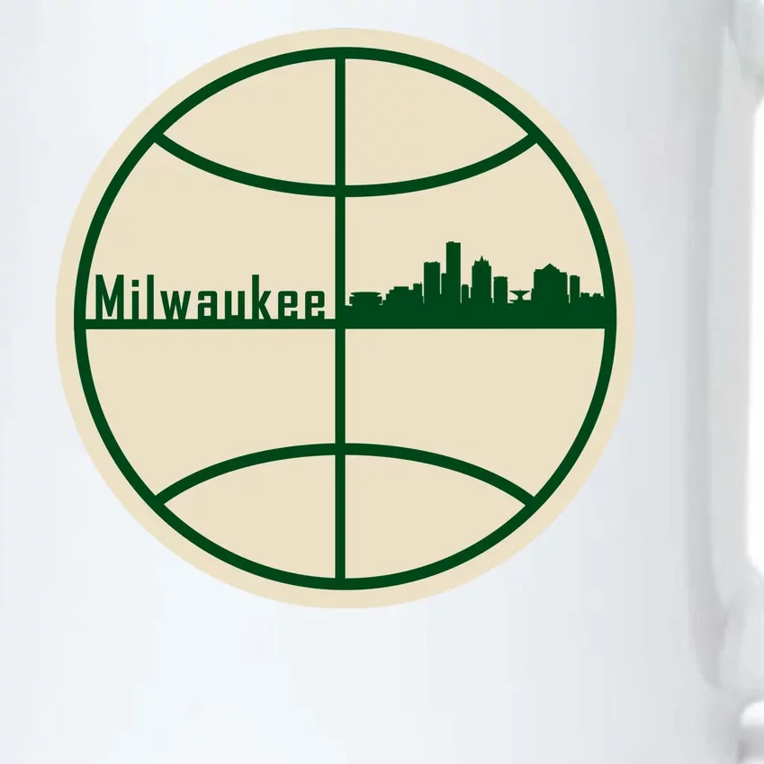 Retro Milwaukee Basketball Home Game Baskeball Fan Black Color Changing Mug