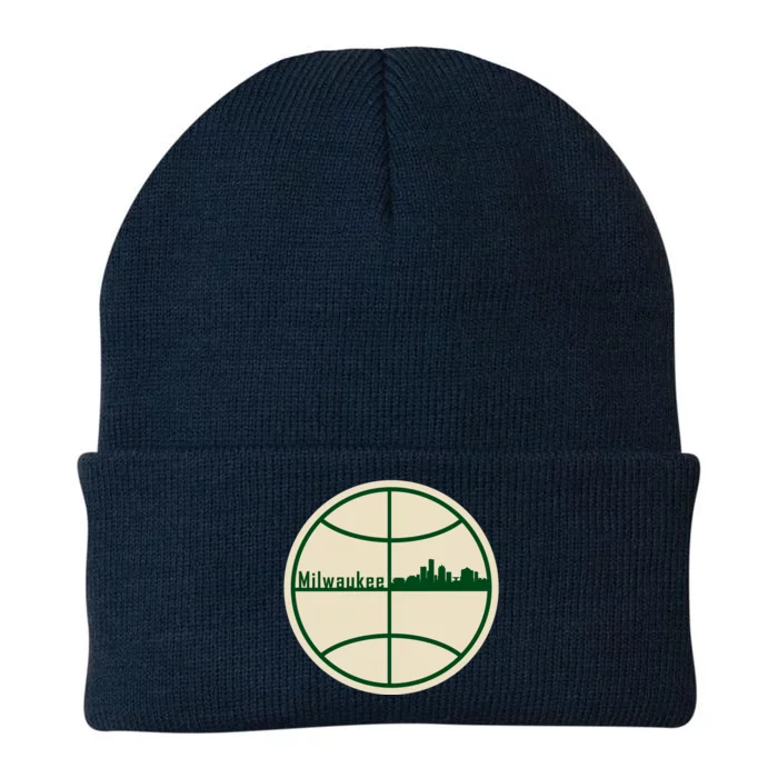 Retro Milwaukee Basketball Home Game Baskeball Fan Knit Cap Winter Beanie