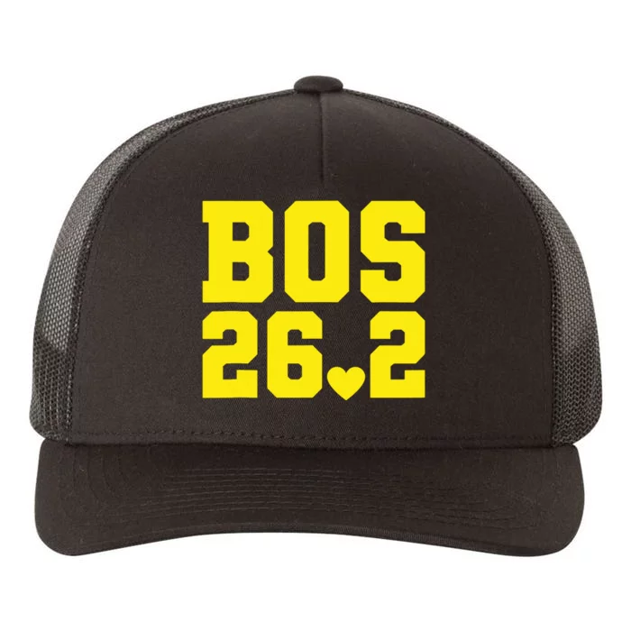 Running Marathon Boston 262 Run 00 Support Staff Crew Tank Top Yupoong Adult 5-Panel Trucker Hat