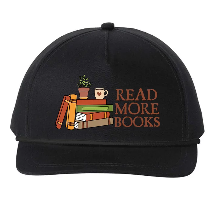 Read More Books Reading Books Gift Cute Reading Snapback Five-Panel Rope Hat