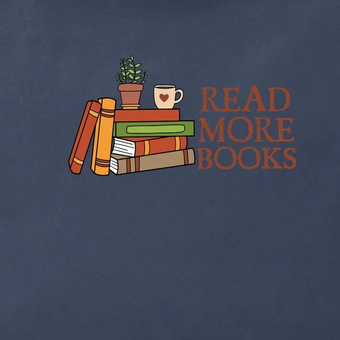 Read More Books Reading Books Gift Cute Reading Zip Tote Bag