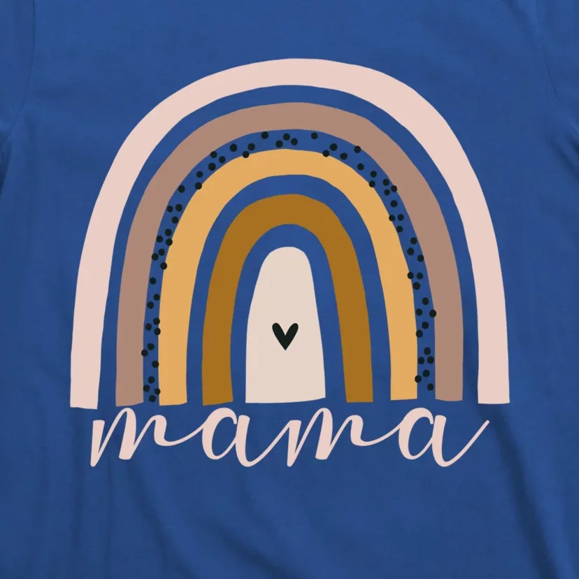 Rainbow Mama Birthday Gift Mothers Day New Mom Life Trending Gift T-Shirt