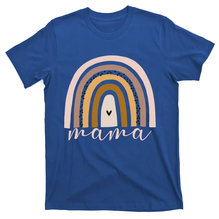 Rainbow Mama Birthday Gift Mothers Day New Mom Life Trending Gift T-Shirt