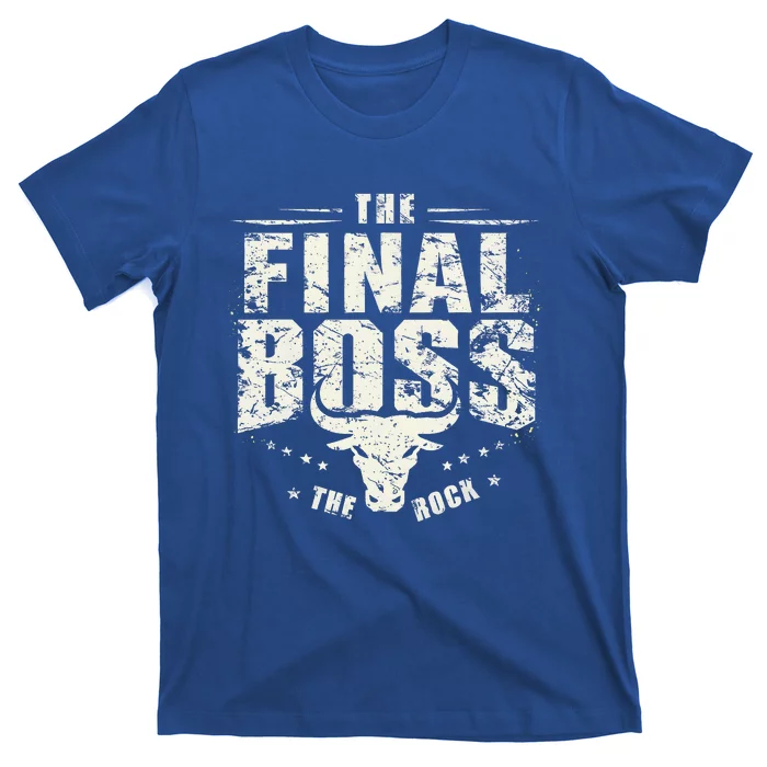 Rock Music Boss Final White Design Fun Music Lover T-Shirt