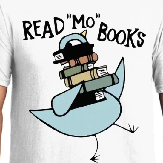 Read Mo Books Pigeon Library Reading Books Reader 2024 Pajama Set