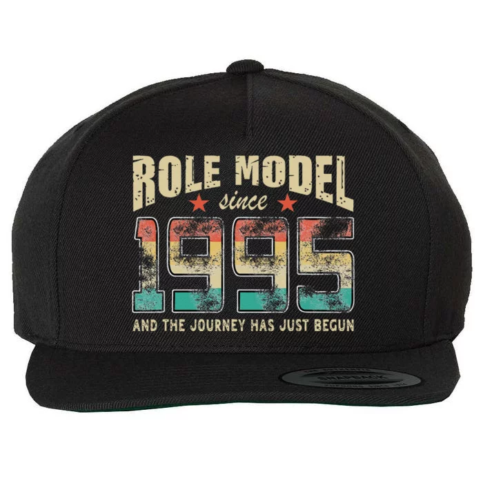 Role Model Born 1995 And The Journey Has Just Begun Birthday Wool Snapback Cap