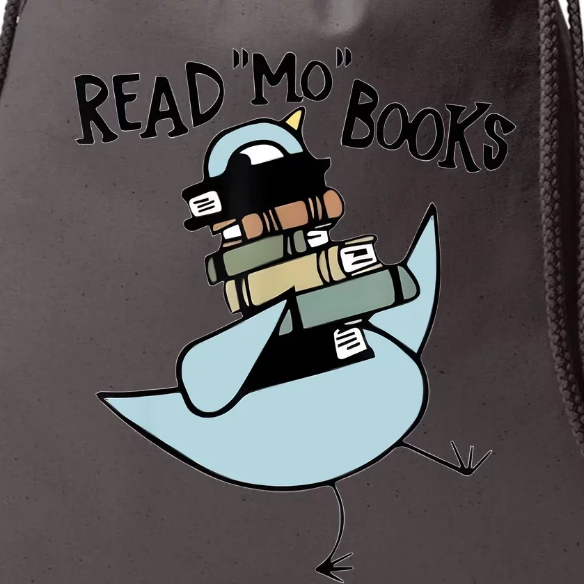 Read Mo Books Pigeon Library Reading Books Reader 2024 Drawstring Bag