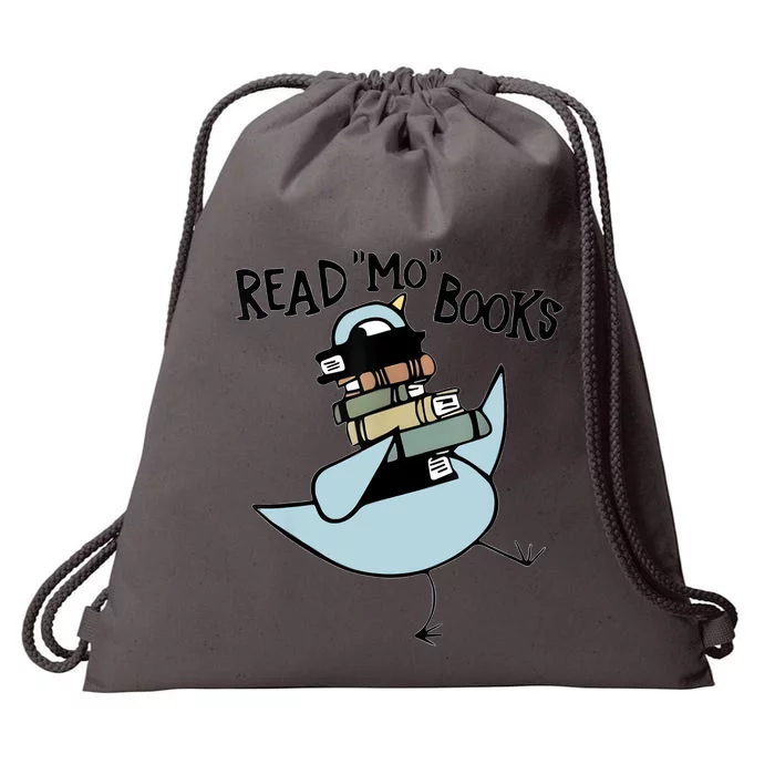 Read Mo Books Pigeon Library Reading Books Reader 2024 Drawstring Bag