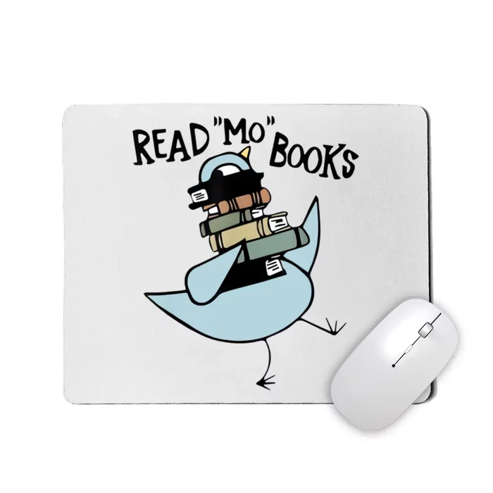 Read Mo Books Pigeon Library Reading Books Reader 2024 Mousepad